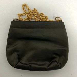 Coblentz Hunter Green shoulder purse w/ gold strap